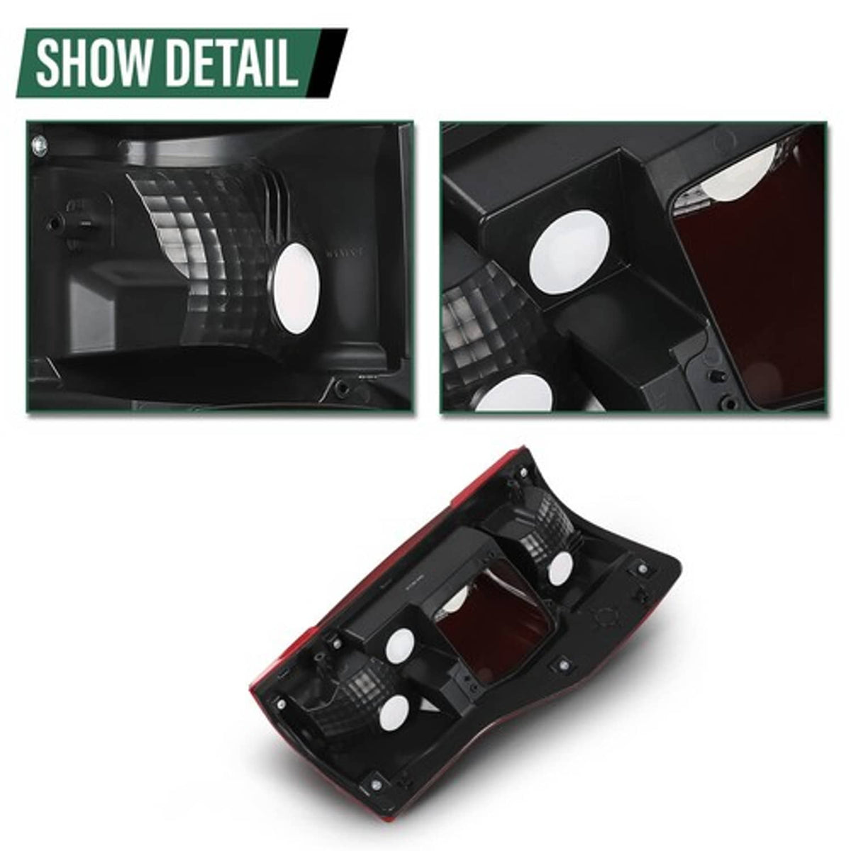 Solid Spare Tail Light Brake Lamp w/Blind Spot Fit For 20-22 Ford F250 F350 Super Duty Left