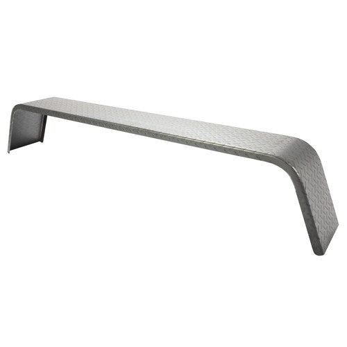 Solid Spare 2 PCS Steel Diamond Tread Plate Tandem Axle Trailer Fenders 10-1/4"x72-7/8"x13"