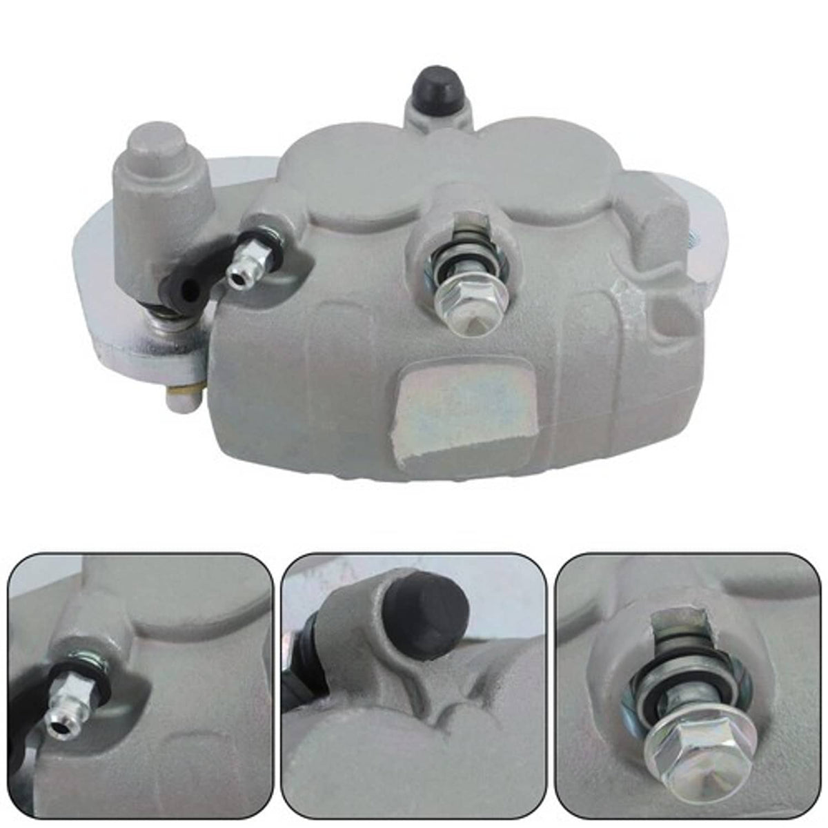 Solid Spare Rear Brake Caliper Left 2017-2023 For Can-Am Commander Defender Maverick Traxter