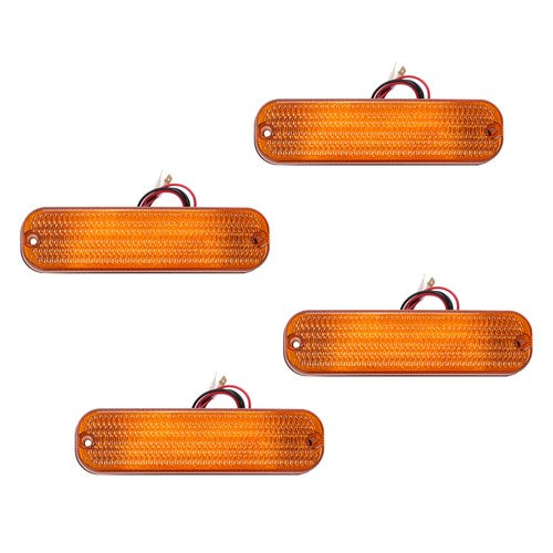 Solid Spare 4 LED Amber Flashing Cab Lights For John Deere 50 Series 4050 4250 4450 #AR60250