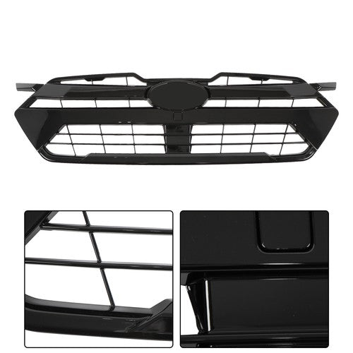 Solid Spare Durable For Subaru Crosstrek 2024 Front Bumper Upper Grill Gloss Black Brand New