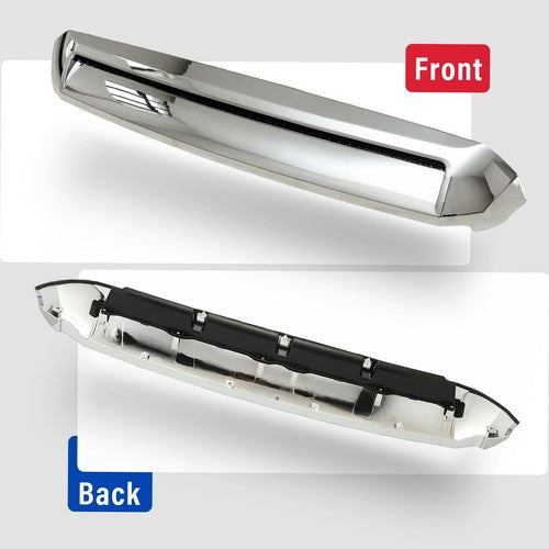 Solid Spare Chrome Front Upper Hood Bulge Molding Grille Trim For Toyota Tundra 2014-2021