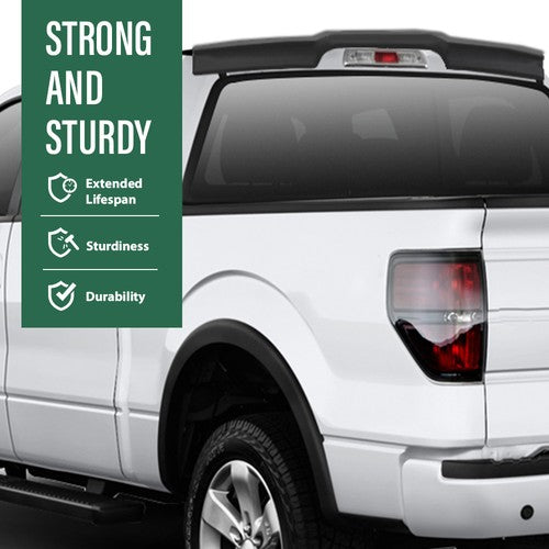 Solid Spare Rear Trunk Roof Spoiler Wing Fit For 2009-2014 Ford F-150 All Cabs Matte Black