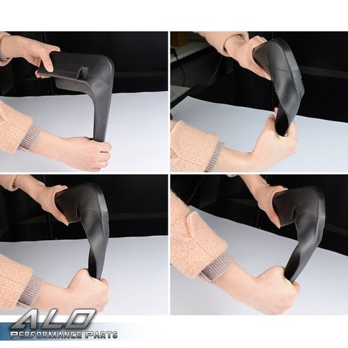Solid Spare Fit For 2006-2010 Audi A6(C6) Sedan Front+Rear Mud Flap Splash Guard Mudguard