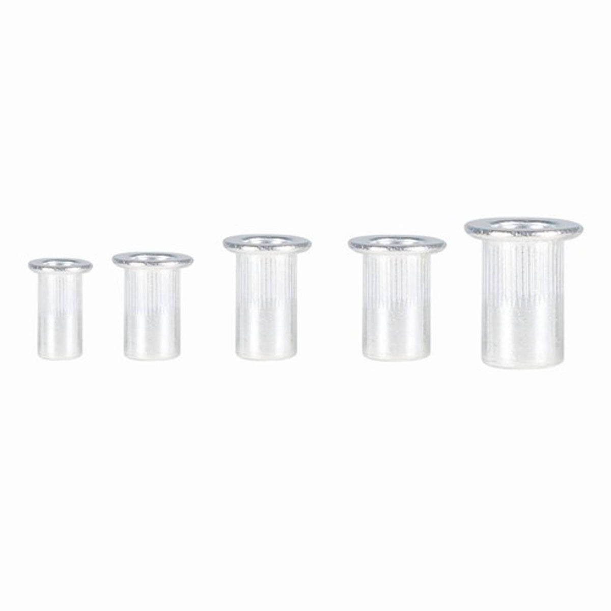 Solid Spare 150 Pack Aluminum Rivet Nut Kit Rivnut Nutsert Standard Inch SAE Imperial