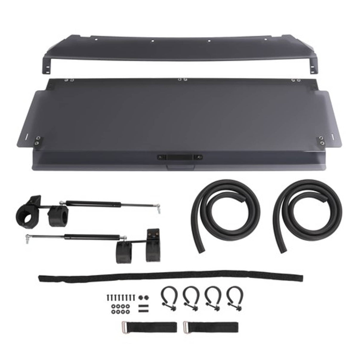 Solid Spare Rear Smoke Windshield For Honda Pioneer 1000-5 2016+ 2017 18 UTV w/ install kit