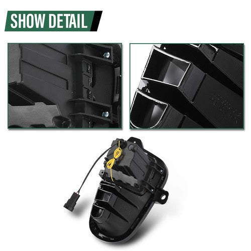 Solid Spare Fit For 2018-2020 Kia Rio LED DRL Daytime Running Fog Lights w/ Wire Switch