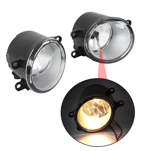 Solid Spare Fit For Toyota Camry 2007-2009 Front Fog Lights Lamps+Bezel+Switch Kit Clear New