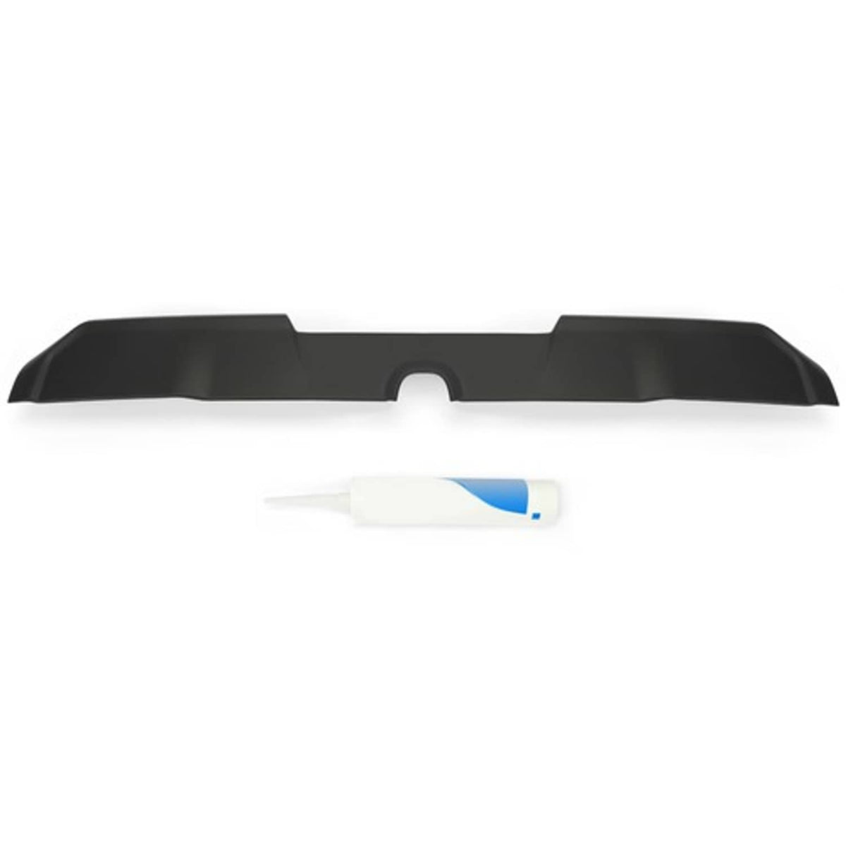 Solid Spare For 2019-2023 24 Dodge Ram 1500 Truck Crew Cab Matte Black Roof Spoiler Wing