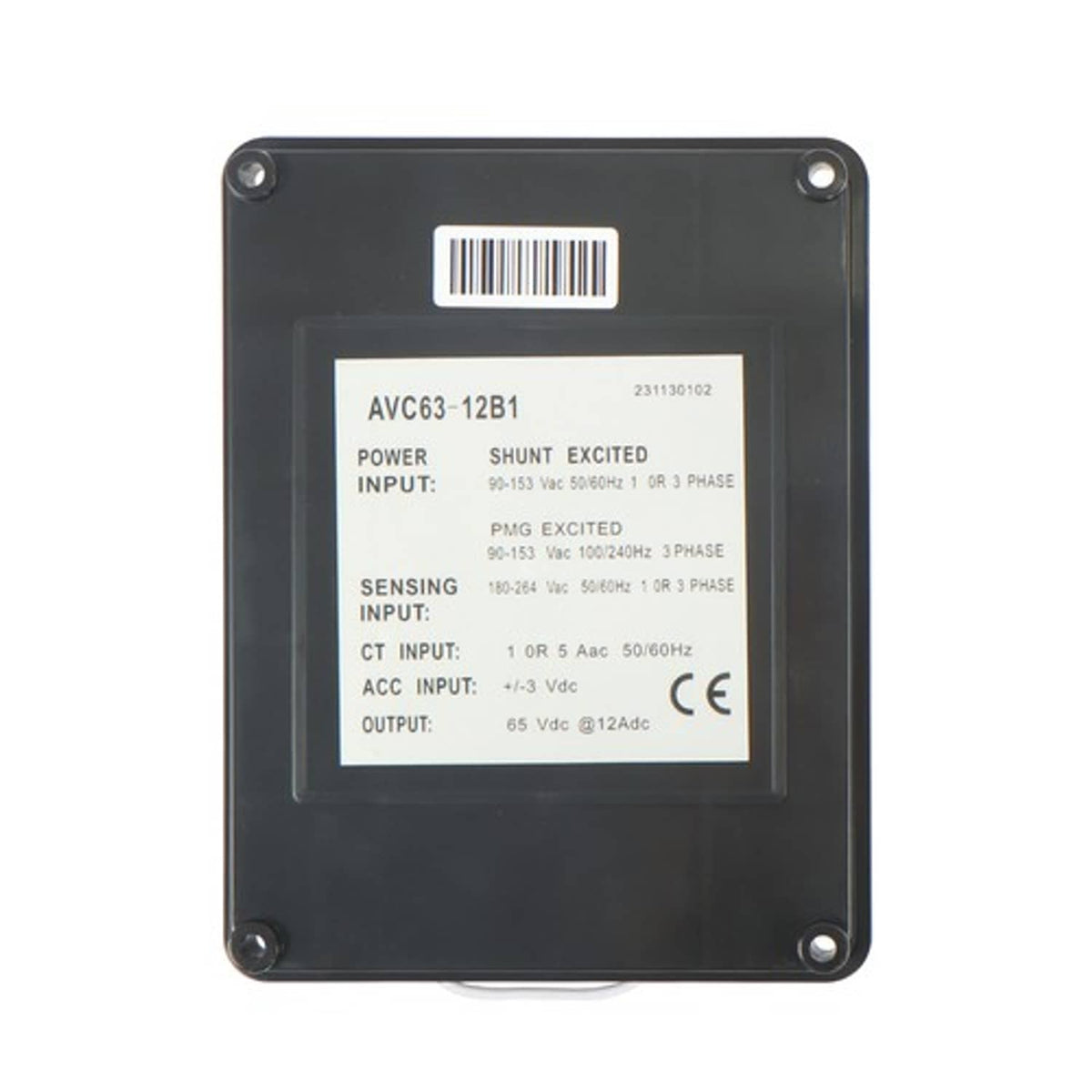 Solid Spare AVR AVC63-12B1 Automatic Regulator Generator Control Module Replacement New