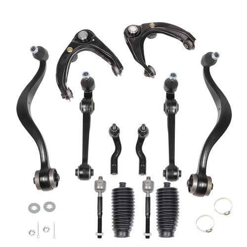 Solid Spare 12x For Ford Fusion 2010-2012 Front Upper Lower Forward Rearward Control Arm Kit
