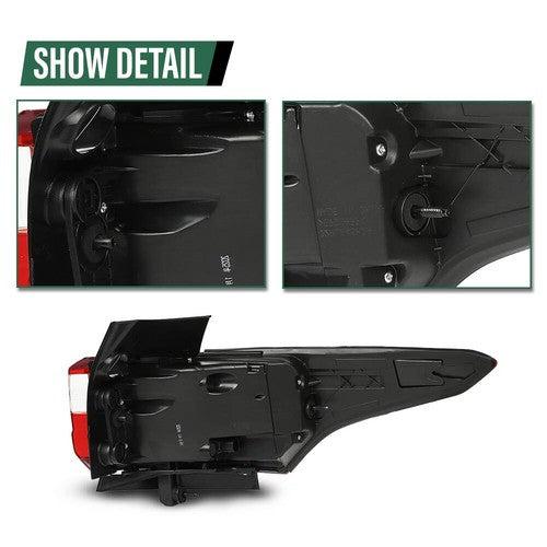 Solid Spare LED Tail Light Brake Lamp Assembly Fit For 18-21 Chevrolet Traverse Left Side