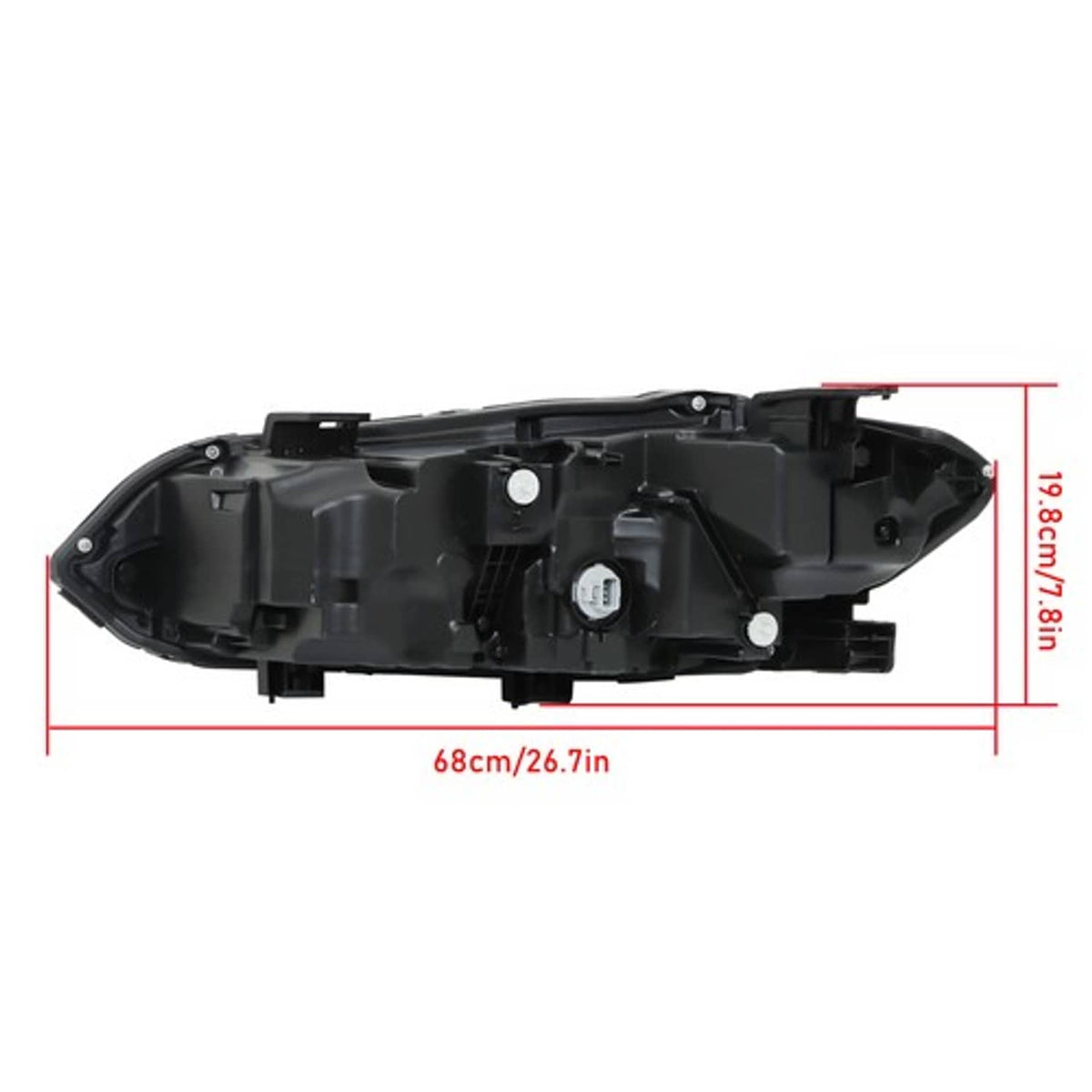 Solid Spare LH & RH Headlights For Honda Civic Sport Touring 2022-2023 LED Type Clear Lens