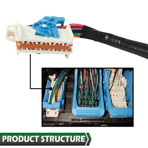 Solid Spare Fit For 14-21 GM Upfitter Chevy GMC Junction Block Connector W/ Aux Switches