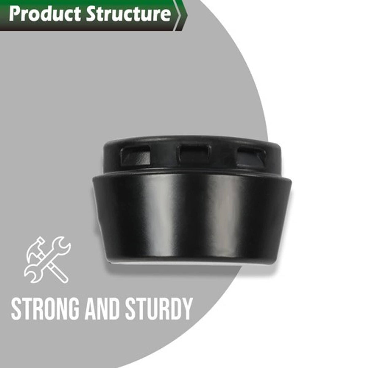 Solid Spare Fit For 02-07 Jeep Liberty 52088684AB Black Buffer Rubber Pad Shock Absorber