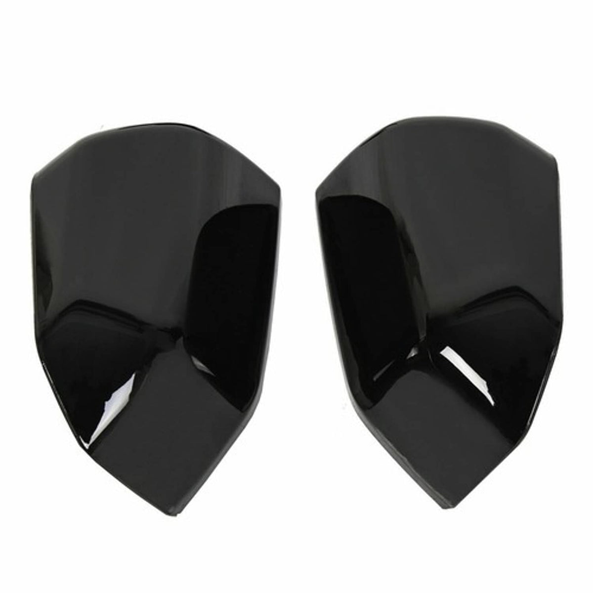 Solid Spare For 2015-2020 Ford F150 GLOSS BLACK Top Half Mirror + Door Handle Covers F-150
