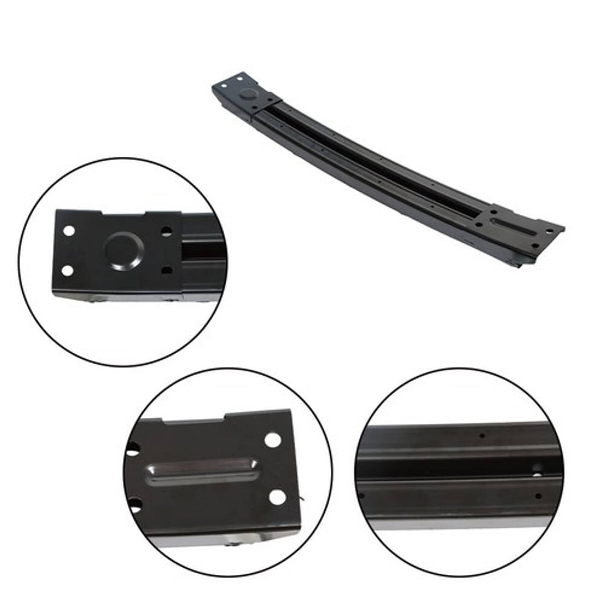 Solid Spare Front Bumper Reinforcement Steel Primed For Ford Mustang 15 16-21 FO1006267