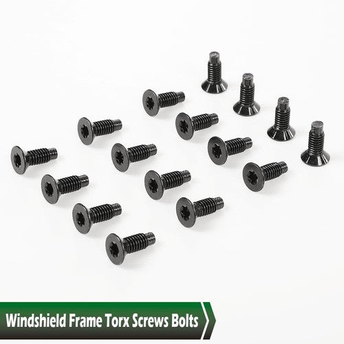 Solid Spare Windshield Frame Torx Screws Bolts Fit For 76-06 Jeep CJ/YJ/TJ Wrangler