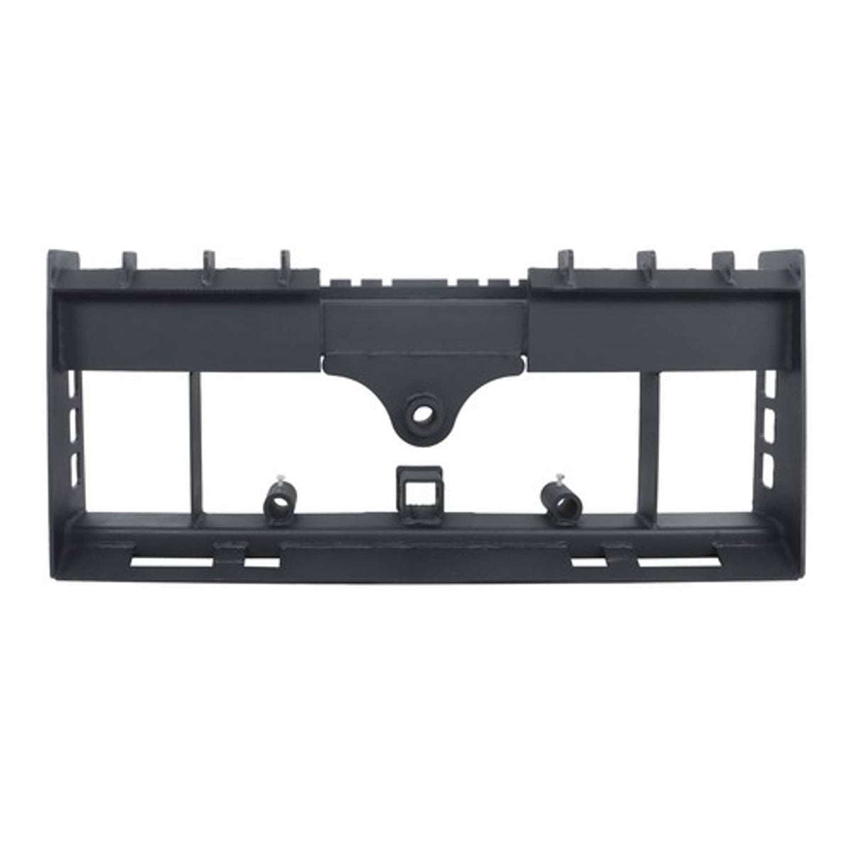 Solid Spare Heavy-Duty Pallet Fork Frame W Receiver Hitch & Spear Sleeves Skid Steer 4000lb