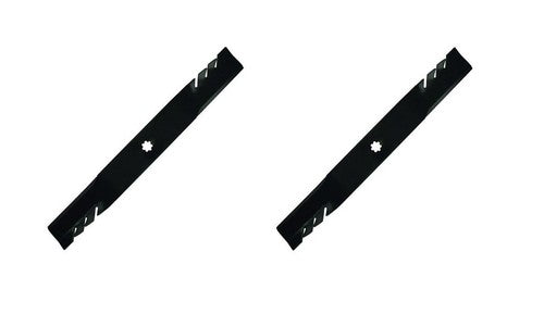 Solid Spare (2) Blades for John Deere LA100, LA110, LA120, X110, X120, LA105, LA115 42"