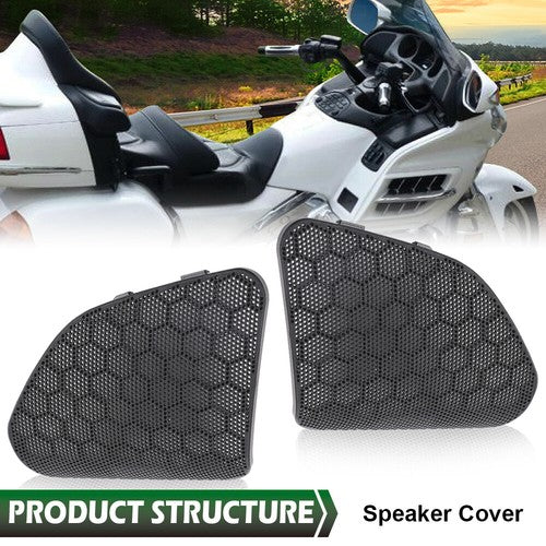 Solid Spare New Fit For 01-05 Honda GL1800/A Goldwing Front Speaker Cover Left+Right Side