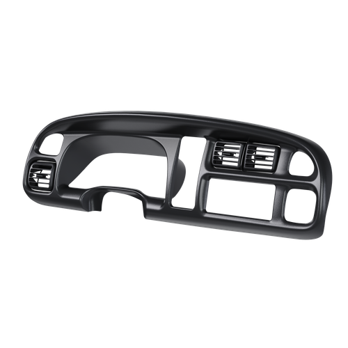 Solid Spare Dash Board Bezel Cover Instrument W/Vents For 1998-2002 Dodge Ram 1500 2500 3500