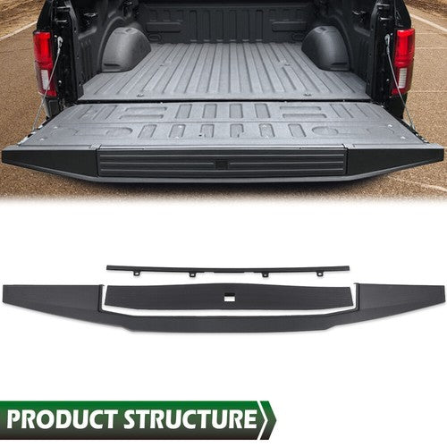 Solid Spare Flex Step Tailgate Molding Cap Kit Fit For 2017-2020 Ford F-250 F-350 Super Duty