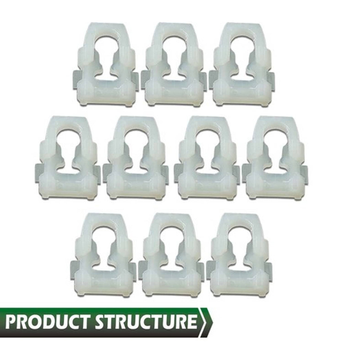 Solid Spare Fit For 1977-1990 Dodge Trucks Ramchargers Body Side Belt Molding Trim Clips