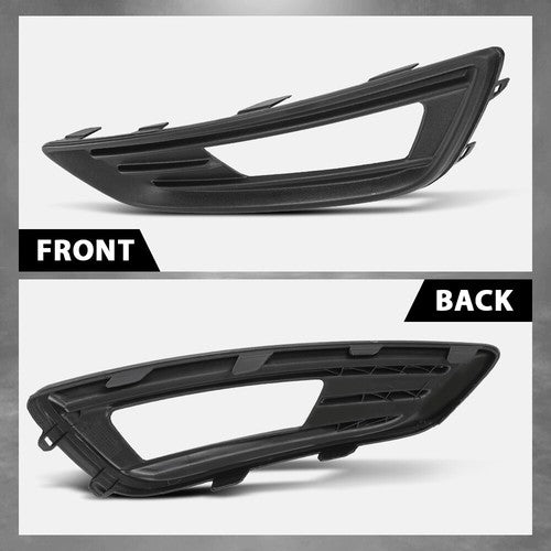 Solid Spare Front Bumper Fog Light Bezel Lamp Trim Left Side Fit For 2015-2018 Ford Focus