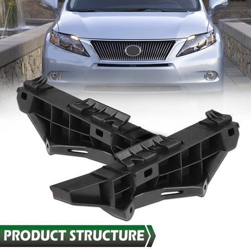 Solid Spare Fit For 2010-2015 Lexus RX350/2013-2015 RX450h Headlight Bracket Left+Right Side