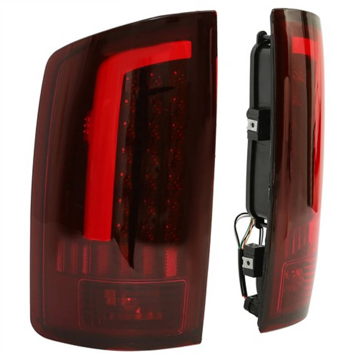 Solid Spare For 2002-2006 Dodge Ram 1500 2500 3500 LED Tail Lights Brake Lamps Left+Right
