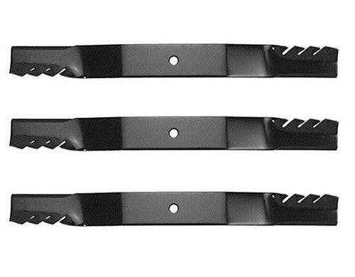 Solid Spare (3) Mulching Mower Blades Fits GRASSHOPPER 52" CUT 320239 WOODS 70104 70117