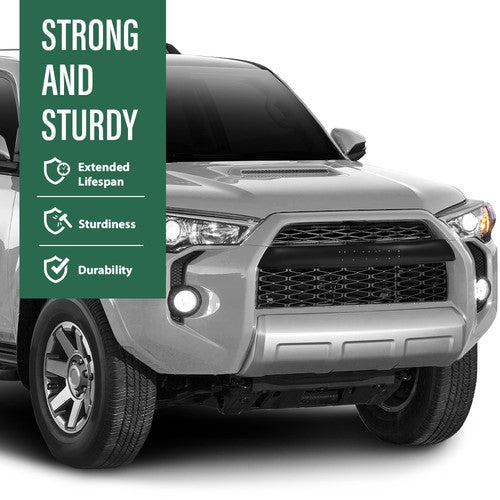 Solid Spare Fit For 14-19 Toyota 4Runner TRD/SR5 Front Bumper Grille Assembly Body Parts Kit