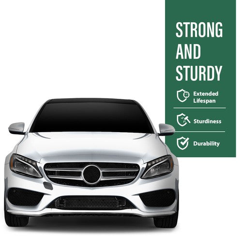 Solid Spare Fit For 15-24 Mercedes Benz W205 C300 C400 AMG Front Bumper Tow Hook Eye Cover