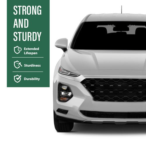 Solid Spare Front Bumper Lower Grille Grill Black Fit For For 2019-2020 Hyundai Santa Fe