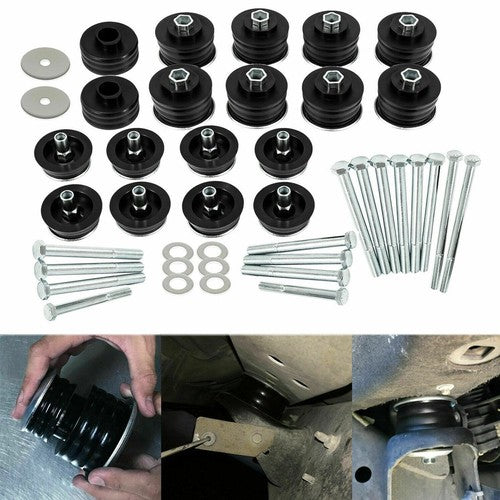 Solid Spare Fit For Ford F250 F350 Super Duty 2WD 4WD 2008-2016 Body Mount Bushing Kit