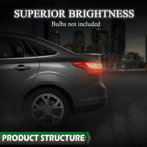 Solid Spare Rear Outer Tail Light Brake Lamp Assembly Fit For 2012-2014 Ford Focus Left Side