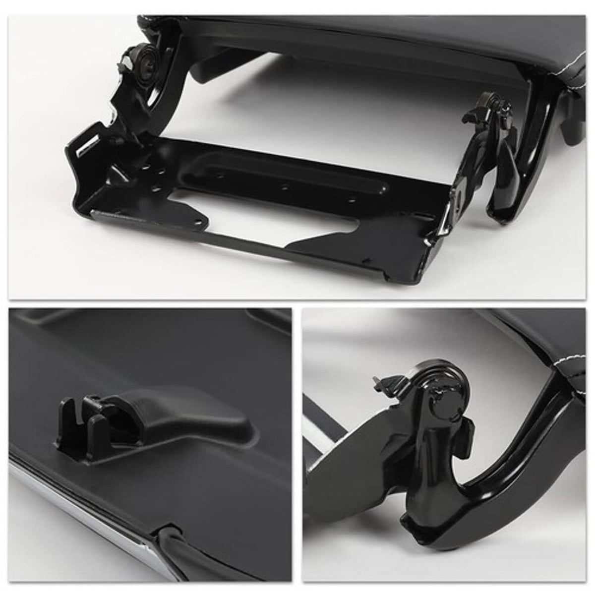 Solid Spare Fit For 15-19 Chevy Suburban Tahoe GMC Yukon Center Console Armrest Lid Black