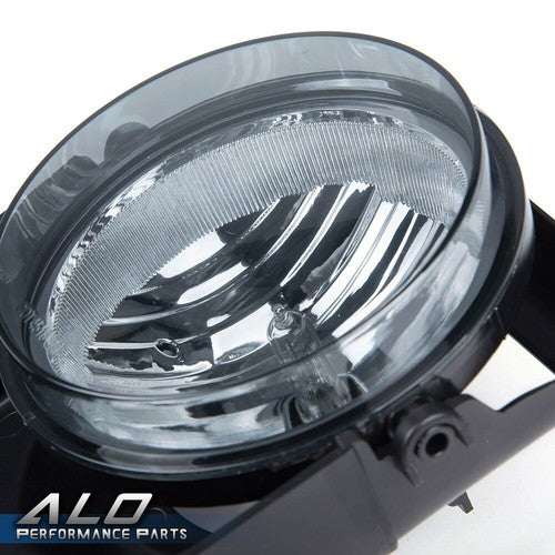Solid Spare Bumper Fog Lights Left+Right Fit For 2003-2006 GMC Sierra 1500 2500 3500 Pickup