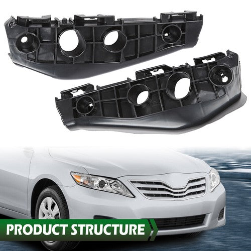 Solid Spare Fits 2009 2010 Toyota Corolla Front Bumper Retainer Support Bracket Left+Right