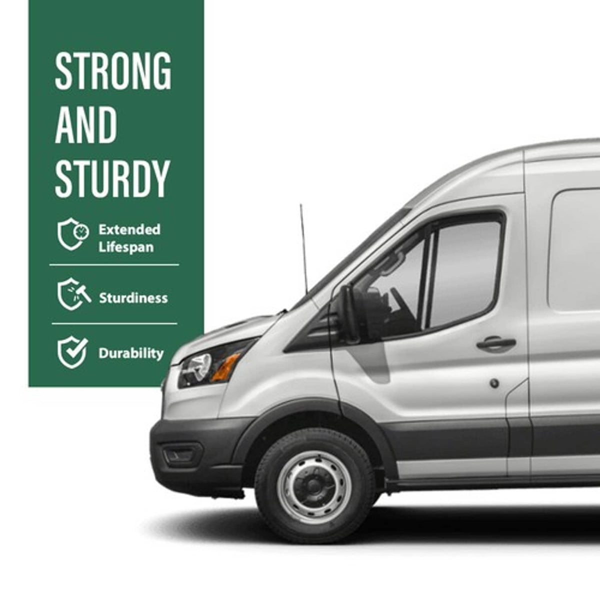 Solid Spare Fit For 15-23 Ford Transit 150 250 350 Fuel Filler Door Housing+White Gas Cover
