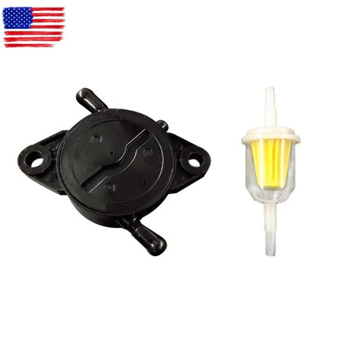Solid Spare 49040-7008 Fuel Pump & Filter For Kawasaki FR730V FR600V FR691V FR651V FR541V