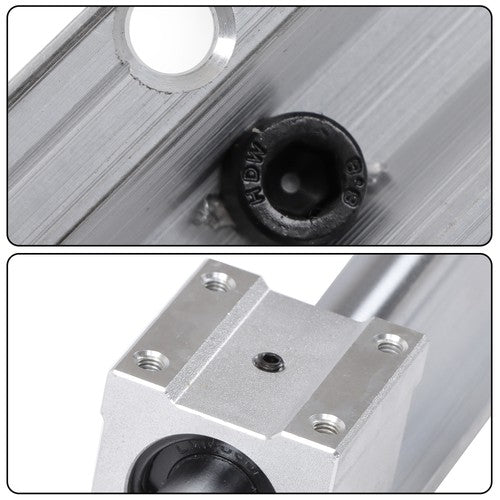 Solid Spare 4 PCS SBR16UU Sliders 2PCS SBR16-1000mm Linear Guide Rail