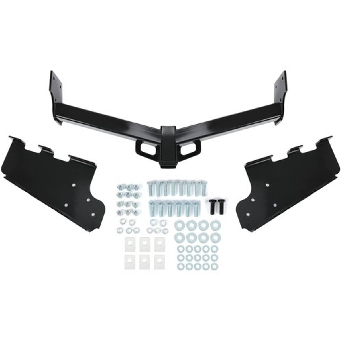 Solid Spare Class-3 Trailer Hitch Rear Bumper Tow Kit 2" For Silverado GMC Sierra 1500 14-19