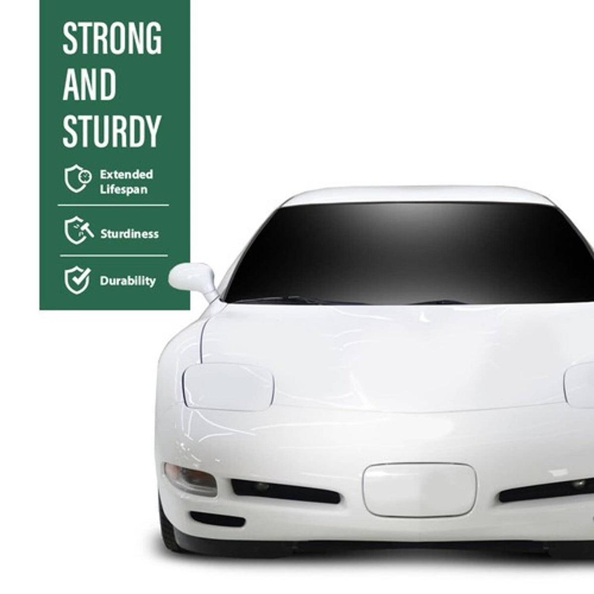 Solid Spare Front & Rear Top Mounted Side Weatherstrip Seal Fit For 97-04 Chevrolet Corvette