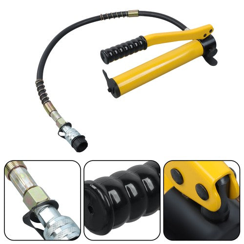 Solid Spare 10 Ton Hydraulic Porta Power Jack Air Pump Lift Ram Body Frame Repair Heavy Duty