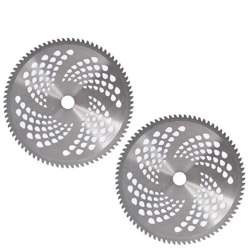 Solid Spare 2 PK -10" x 80T Carbide Tip Brush Blades for Cutter, Trimmer, Weed Eater