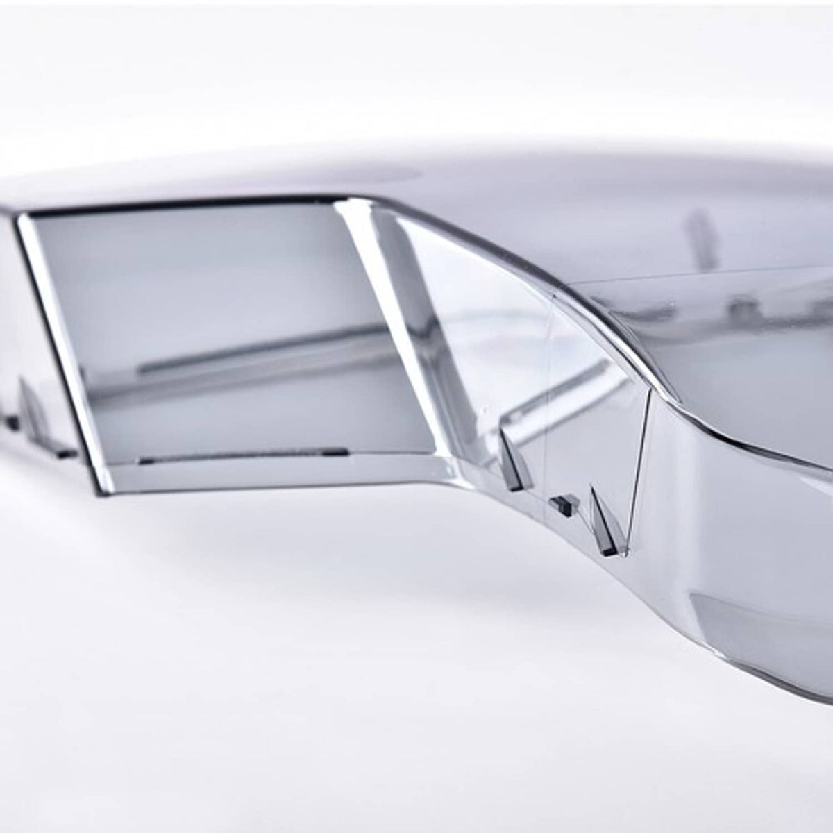 Solid Spare Fit For 2009-2014 Ford F150 F-150 Smoked Headlight Replacement Lens Left+Right