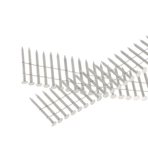Solid Spare 15 Degree Wire Coil 1-1/2 ×.09 Ring Shank Stainless Steel Siding Nails 3600Pcs