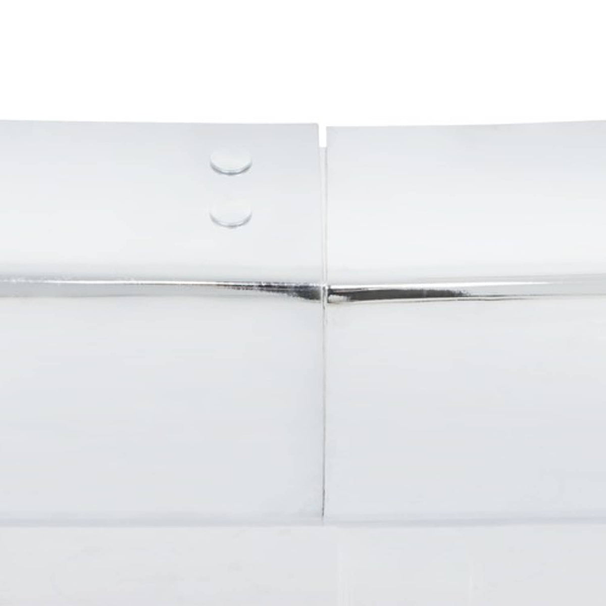 Solid Spare Front Chrome Bumper Face Bar w/o Fog Light Holes For Chevy Silverado 1500 16-18